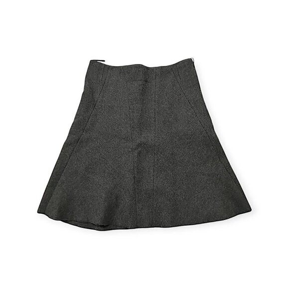 Prada Gray Wool A line skirt,   Size 46 Italy/L - Picture 4 of 10